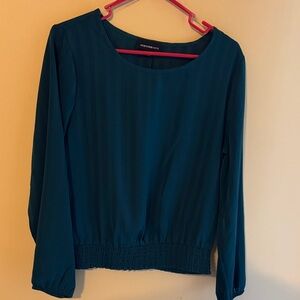 Fortune Ivy Teal Blouse for Women